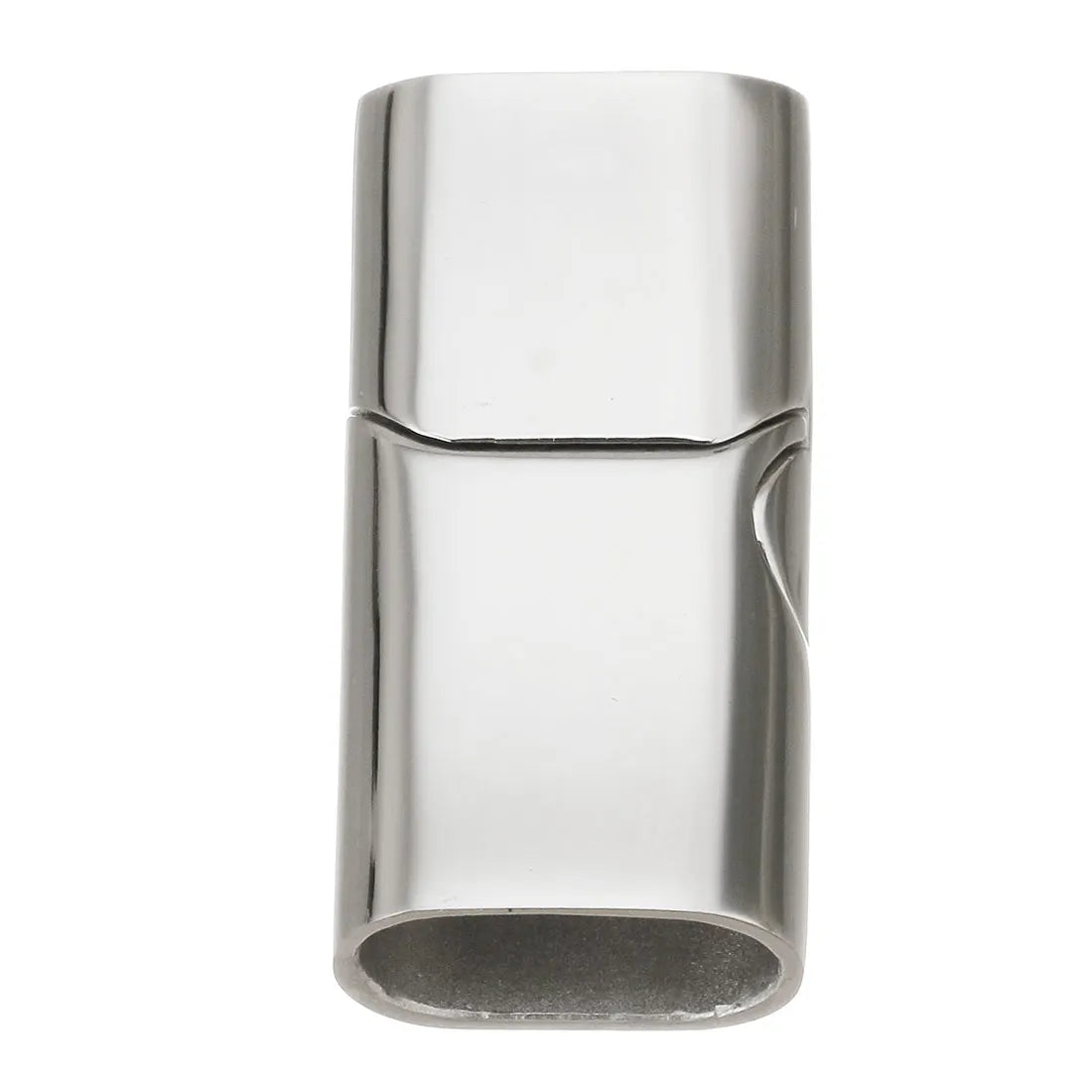 5pcs Stainless Steel Magnetic Clasps Hole 12*6.5mm 14*9mm For Leather Cord Bracelet Magnet Buckle Diy Jewelry Making Bracelet
