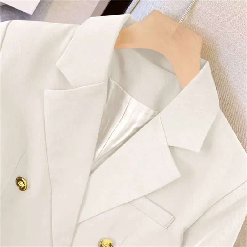 Spring Two Piece Set For Women 2025 Casual Chic And Elegant Tops Coats Outfit Blazers Pants Sets Women's Suit Clothing