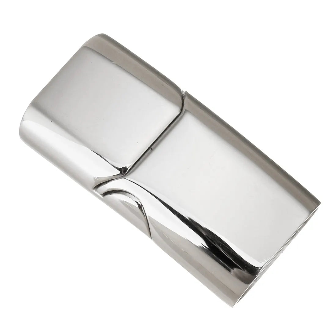 5pcs Stainless Steel Magnetic Clasps Hole 12*6.5mm 14*9mm For Leather Cord Bracelet Magnet Buckle Diy Jewelry Making Bracelet