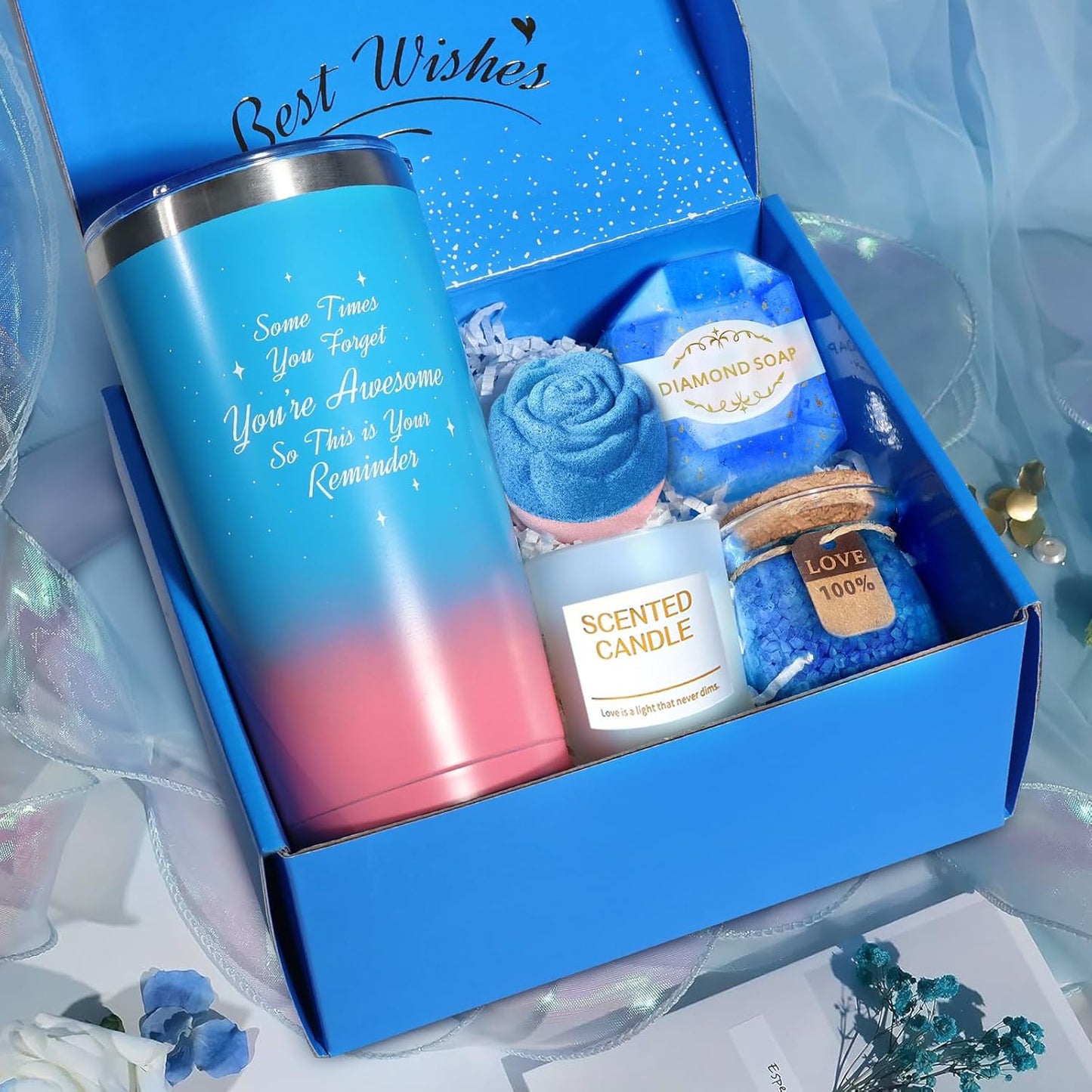 Birthday Gifts for Women, Christmas Gifts Spa Baskets for Women Christmas Gifts, Her, Girlfriend, Sister, Mom, Couples, Grandma Best Friend Birthday Gift Thank You Gift for Wife Anniversary