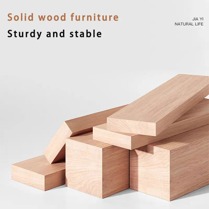 Nordic Solid Wood Frame Shoe Stool Bedroom Ottoman Comfortable Multifunctional Small Stool High Weight Capacity Low Stool