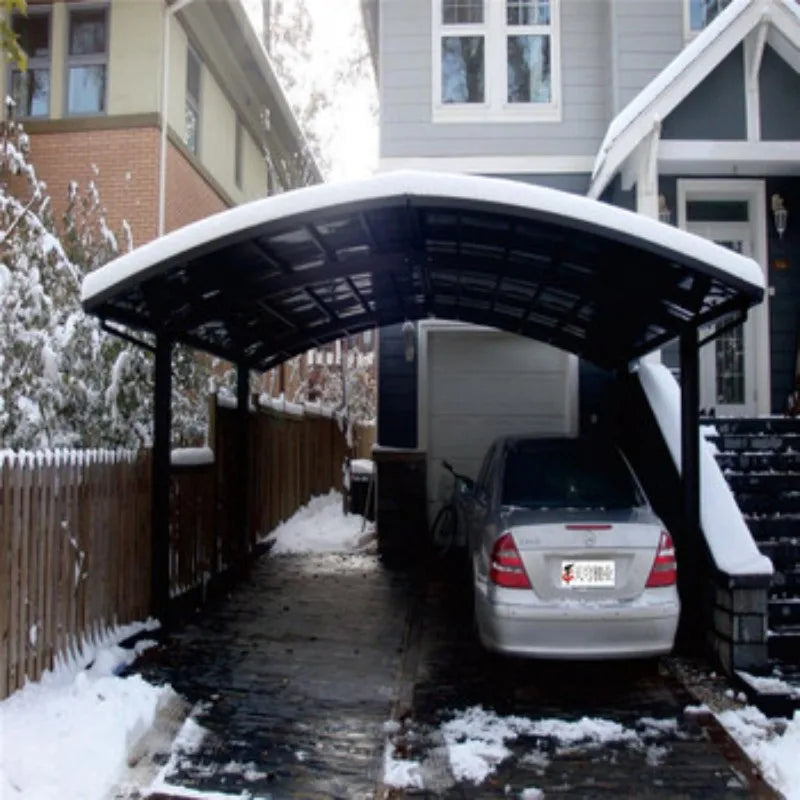 Stylish Outdoor Aluminum Carport with Adjustable Canopy - Ideal for Protecting Your Vehicle, In - Stock Now