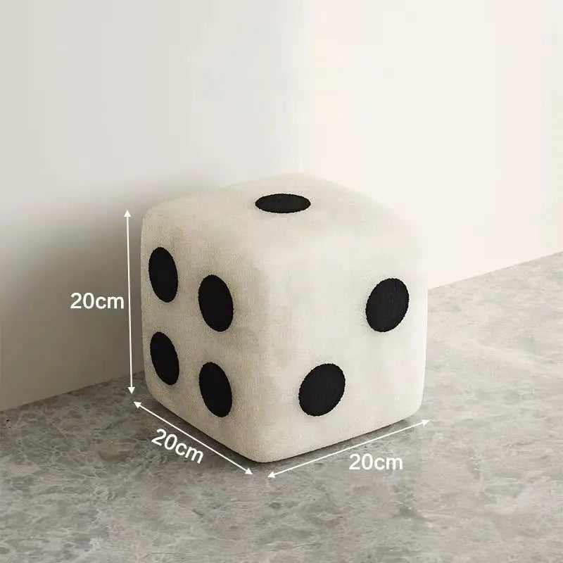 Nordic Solid Wood Frame Shoe Stool Bedroom Ottoman Comfortable Multifunctional Small Stool High Weight Capacity Low Stool