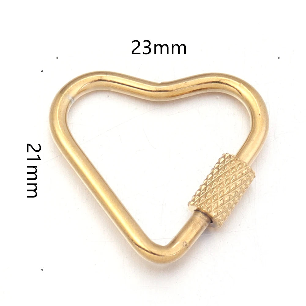 2pcs Stainless Steel Connectors Buckle Geometry For Clasps Hooks Connectors Necklace Bracelet DIY Jewelry Findings Accessories