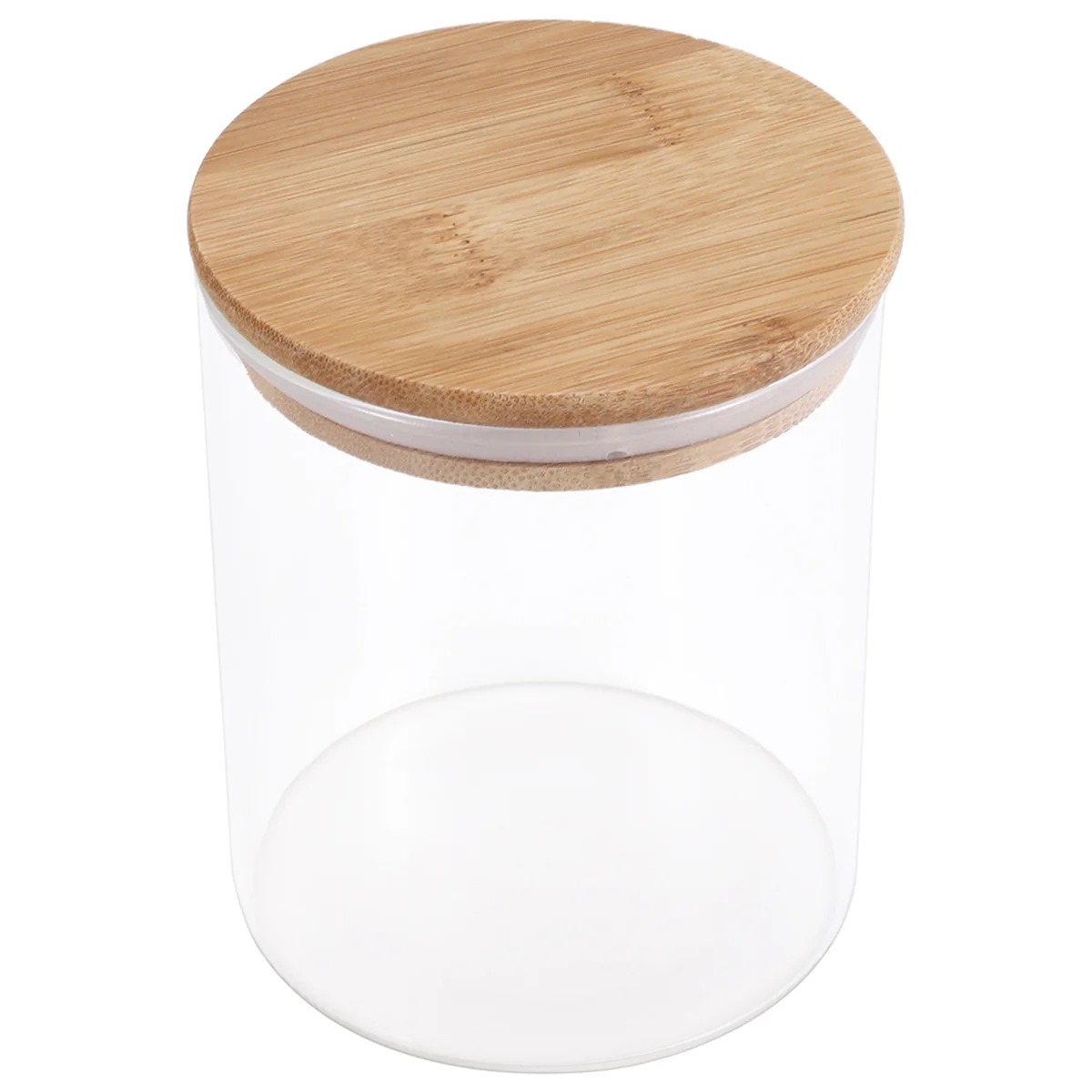 A11I Glass Food Storage Containers with Lids Large Glass Food Storage Jars for Coffee Bar Tea Sugar (27 FL OZ)