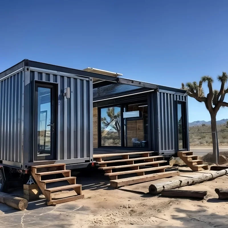 40FT Prefab Container House Expandable Steel Villa for Hotel/Apartment Use with Bedroom Included