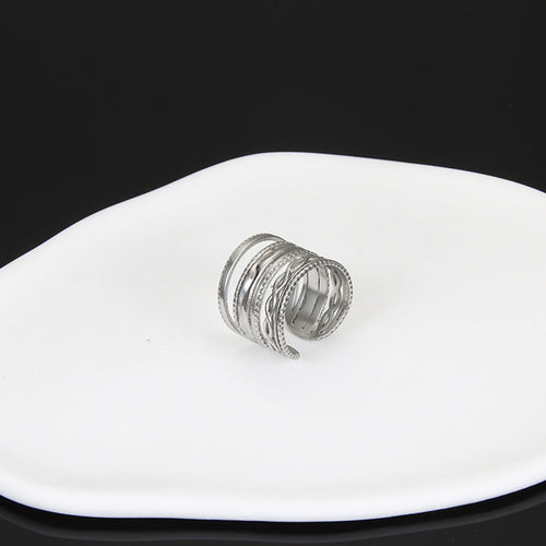 European And American Stainless Steel Adjustable Finger Ring