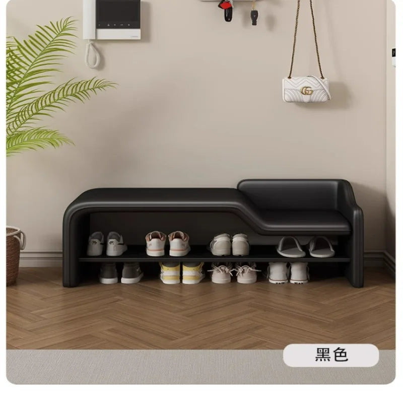 Italian light luxury shoe change stool household door shoe stool entrance entrance parent-child bench bedroom rest stool living