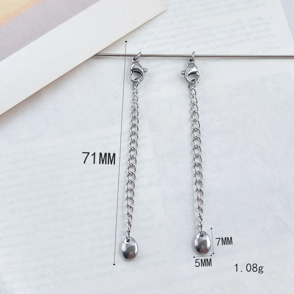 Cordial Design 100Pcs Stainless Steel Extension Chain/Hand Made/Jewelry Accessories/Connectors/DIY Hooks & Clasps #195337