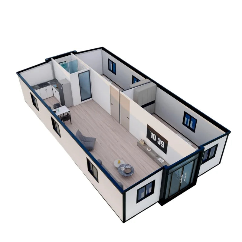 20FT 40FT Luxury Folding Prefabricated Hotel Office Portable Mobile Tiny Living Prefab Expandable Transportable Container House