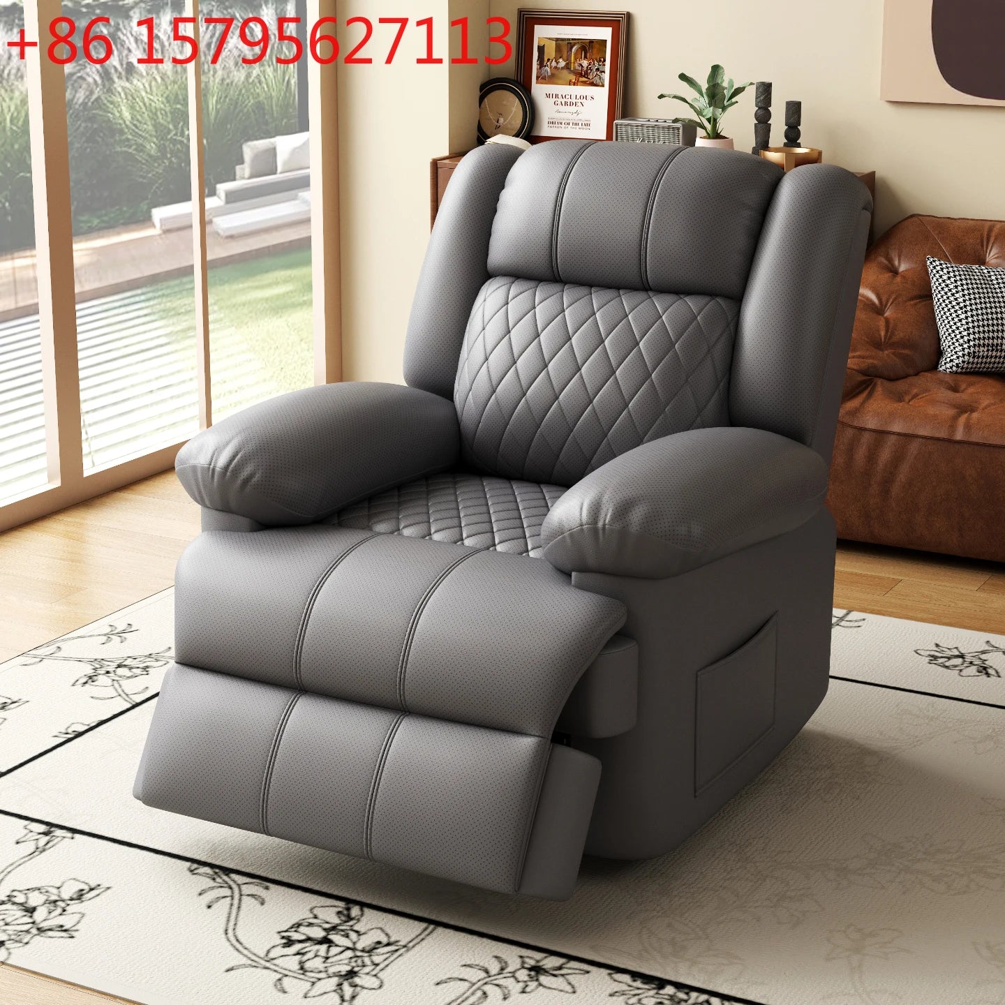 Multifunctional first-class space sofa hair single electric massage living room small apartment rockable rotating manicure