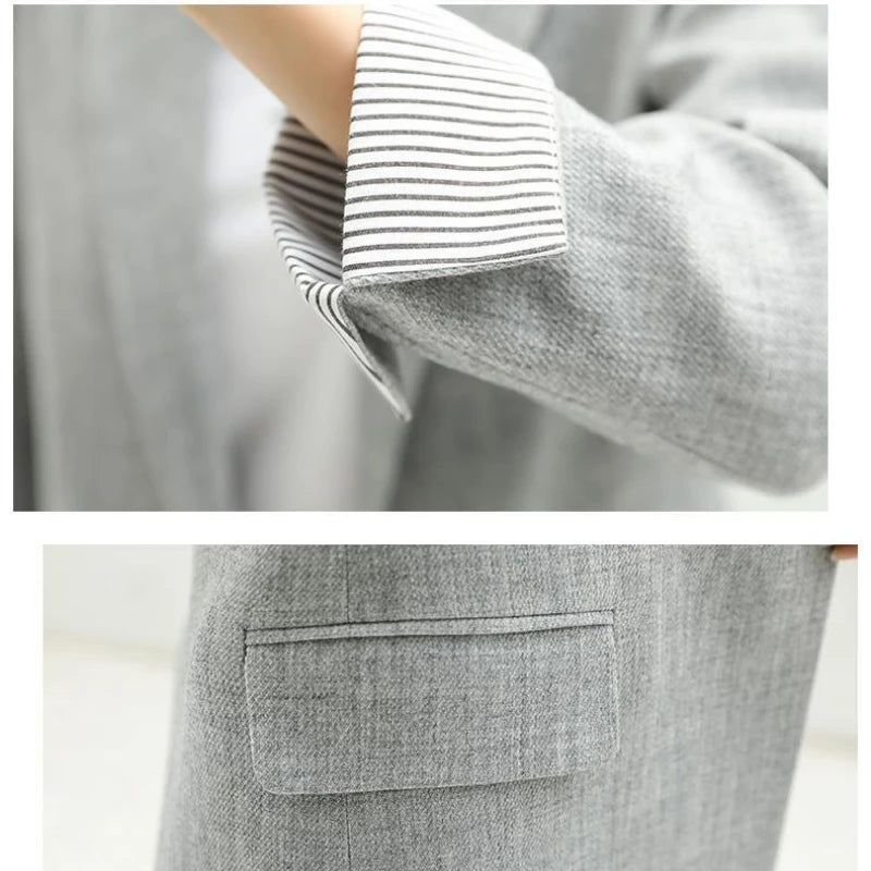 Korean Version of Casual Suit Ladies Jacket Fashion Business Plaid Suit Women Work Office Suit Women Coat Women Jacket 2024 New