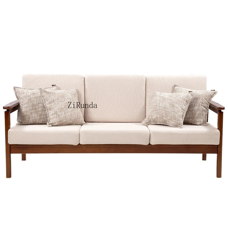 Suitable for the elderly sofa Home Suitable for the elderly Solid wood sofa Elderly apartment care institution sofa