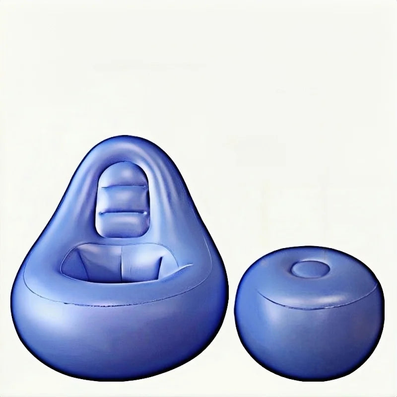 Bbl Inflatable Sofa for Repairing Hemorrhoids After Surgery, Portable Pvc Air Lounge Chair for Home Use, Sofa/Footrest