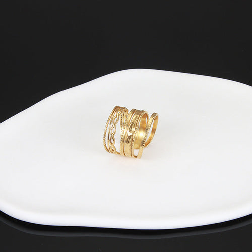 European And American Stainless Steel Adjustable Finger Ring