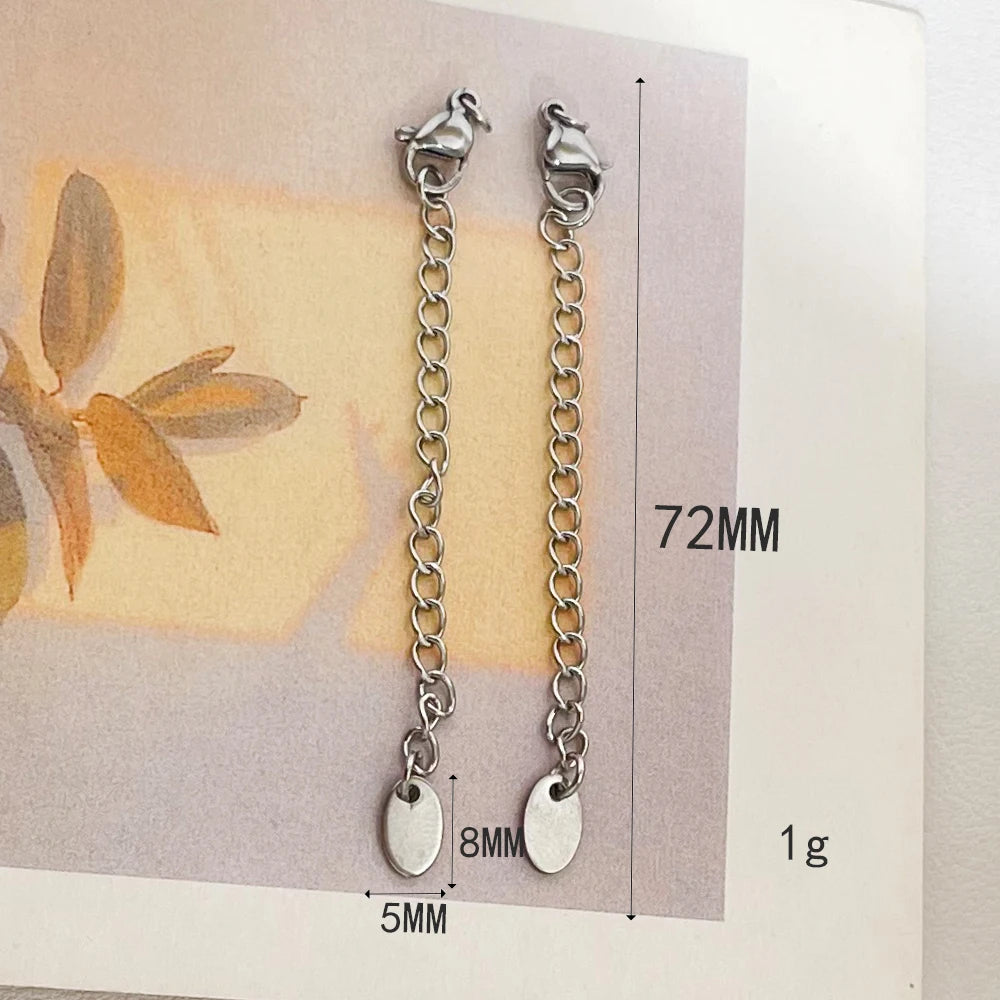 Cordial Design 100Pcs Stainless Steel Extension Chain/Hand Made/Jewelry Accessories/Connectors/DIY Hooks & Clasps #195337