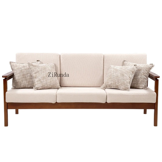 Suitable for the elderly sofa Home Suitable for the elderly Solid wood sofa Elderly apartment care institution sofa