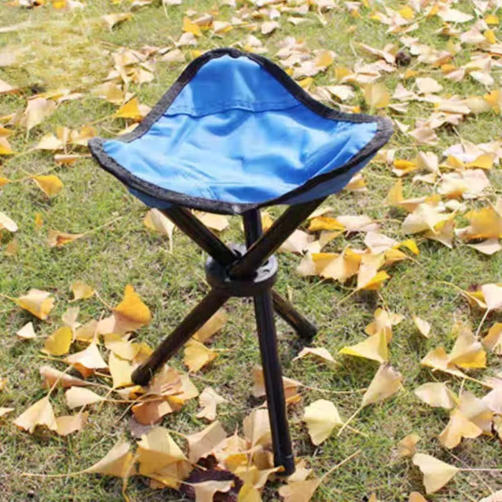 Outdoor Portable Folding Chair Garden Stool Chair Picnic Fishing Chairs Travel Chair Folding 3 Legs Stool Leisure Accessories