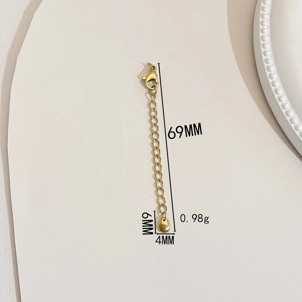 Cordial Design 100Pcs Stainless Steel Extension Chain/Hand Made/Jewelry Accessories/Connectors/DIY Hooks & Clasps #195337