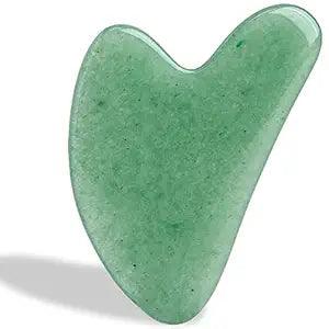 Sahajhast Gua Sha Facial Tool Green Aventurine Gua Sha Stone for Face