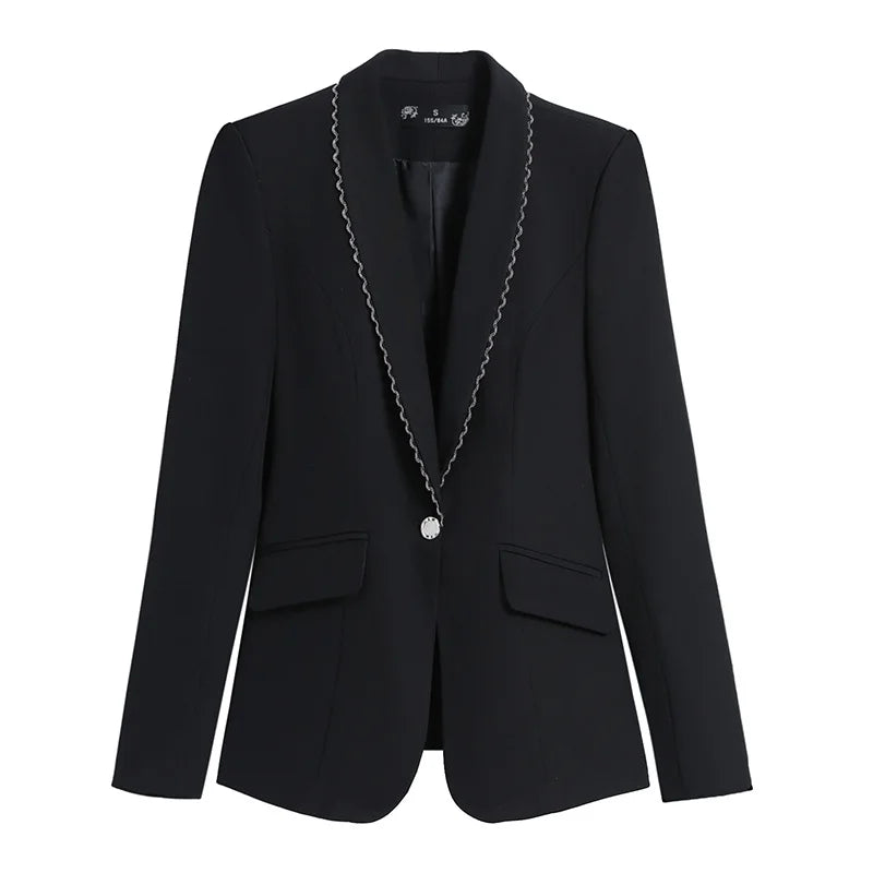 Blazer Inner Layer Matching Dress Two-Piece Set Women's Business Professional Suit Dress Workwear ElegantOL