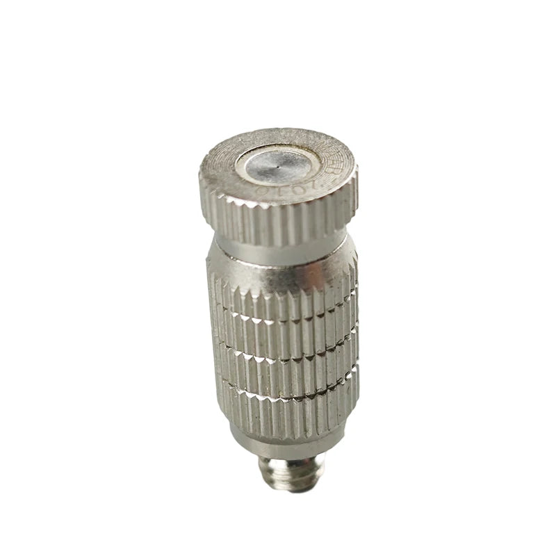20pcs High Pressure Zinc Plated Misting Nozzle Sprayer Head for Outdoor 0.1MM-0.8MM