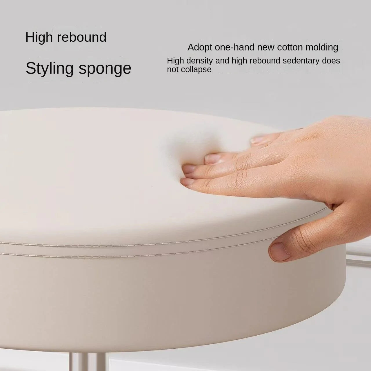 Home Makeup Chair Leisure Chair With Wheel Set That Can Rotate 360 Degrees And Lift Office Chair Thick Fabric