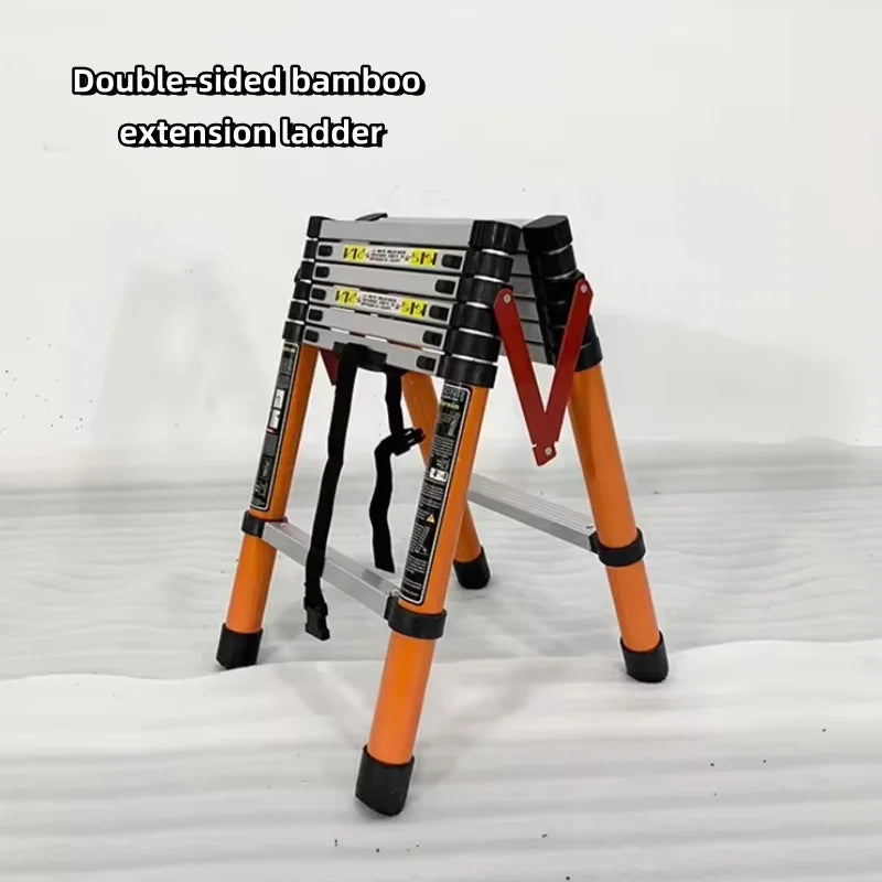 FactoryHeavy Duty Ladder Aluminium Extendable Portable Folding SDiscount