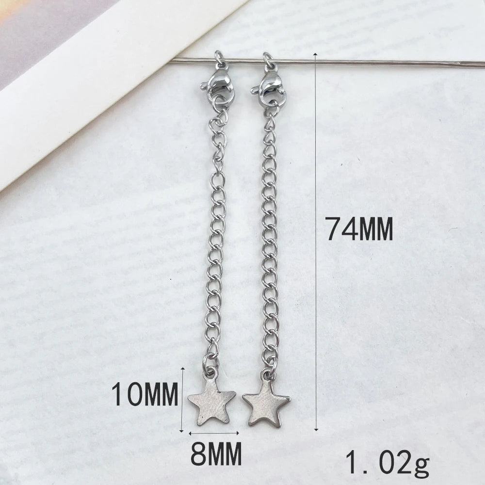 Cordial Design 100Pcs Stainless Steel Extension Chain/Hand Made/Jewelry Accessories/Connectors/DIY Hooks & Clasps #195337