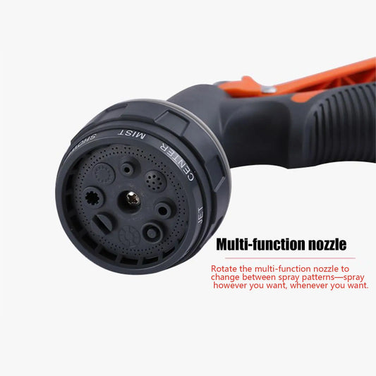 Hose Nozzle Spray Nozzles For Garden Hose High Pressure Irrigation Attachment Head With 8 Adjustable Spray Patterns For