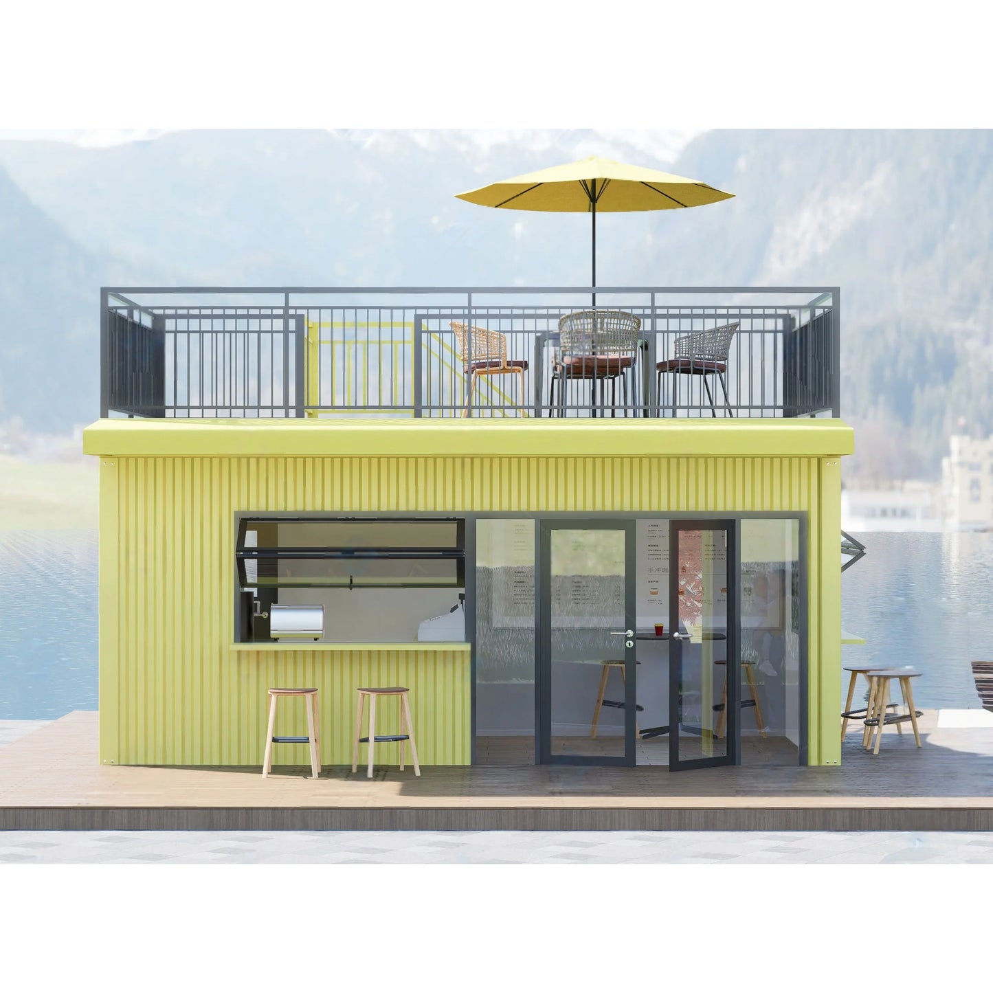 Container House 2 3 Bedrooms Luxury Mobile Living Villa Hotel 40FT 20FT Prefab Modular Expandable House