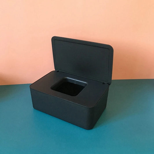 A11I Wet Tissue Box with Lid, Pumping Box, Wet Tissue Box, Household Dustproof Desktop Sealed Wet Tissue Box Storage Box