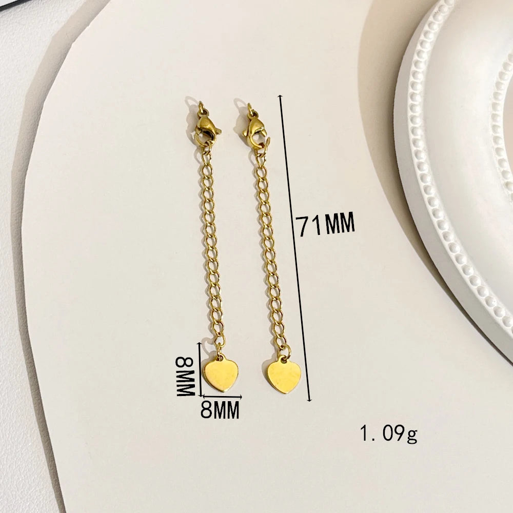 Cordial Design 100Pcs Stainless Steel Extension Chain/Hand Made/Jewelry Accessories/Connectors/DIY Hooks & Clasps #195337