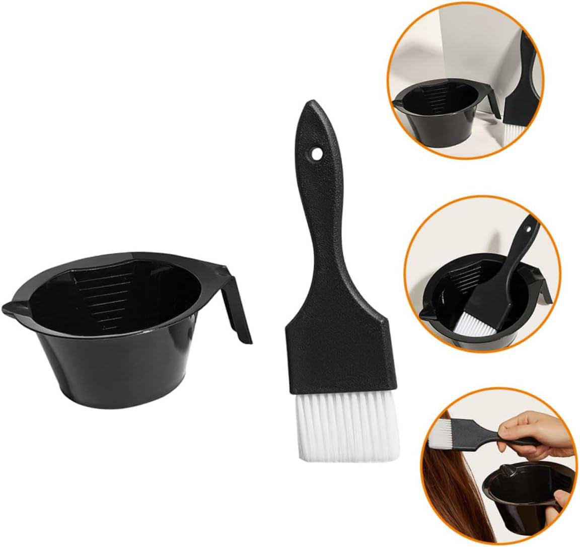 1 Set Hair Dye Brush Hair Dye Bowl Hair Dyeing Hair Coloring Mixing Bowl Hair Coloring Brush Comb Hair Coloring Brush and Bowl Hair Dye Mixing Bowl Hair Coloring Bowl