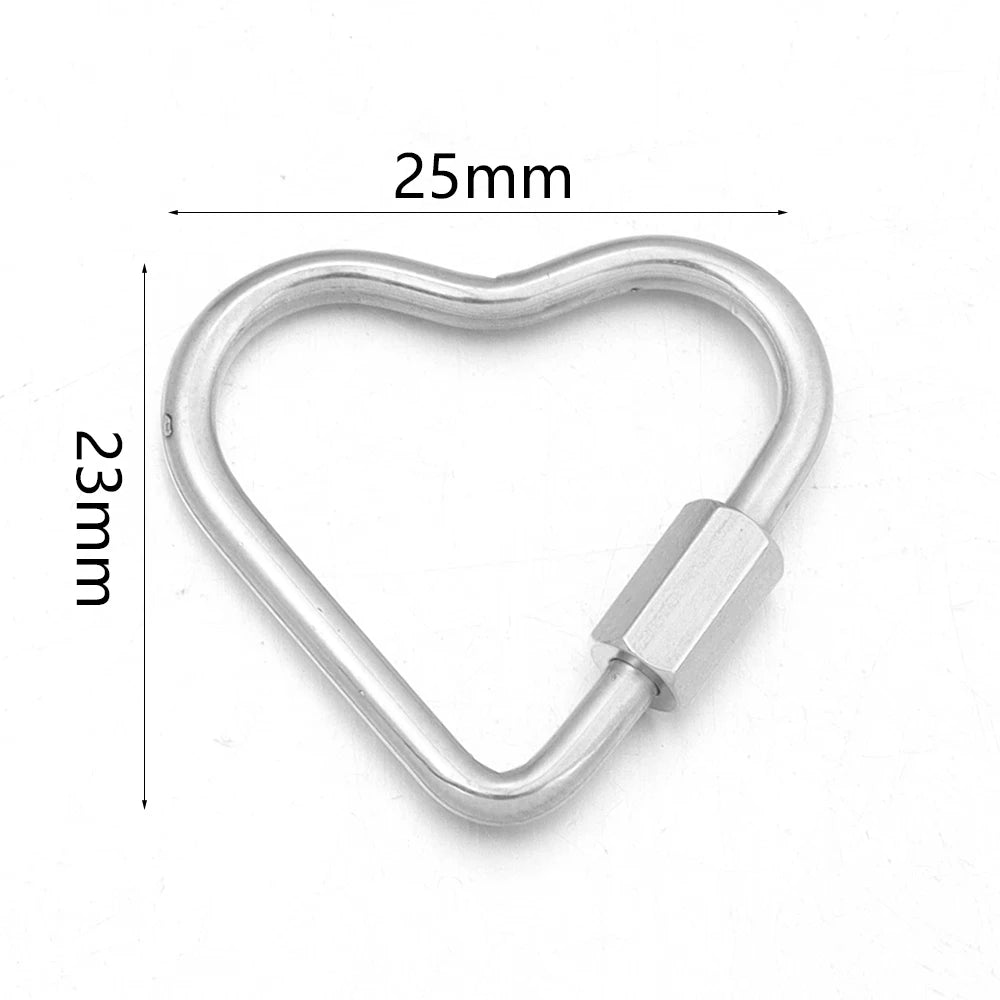 2pcs Stainless Steel Connectors Buckle Geometry For Clasps Hooks Connectors Necklace Bracelet DIY Jewelry Findings Accessories