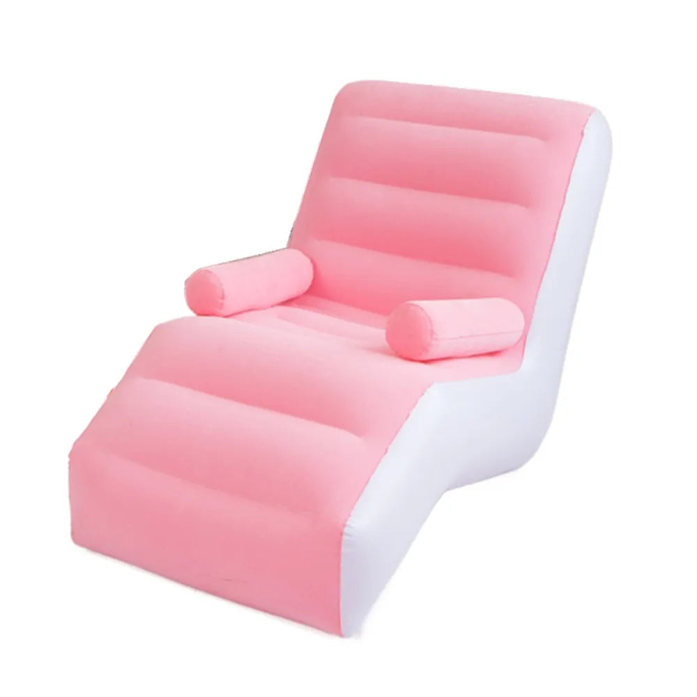 K-STAR New Inflatable Lazy Sofa Fashionable And Comfortable Lunch Rest Lazy Chair Indoor Foldable Bed Leisure Air Bench Hot 2023