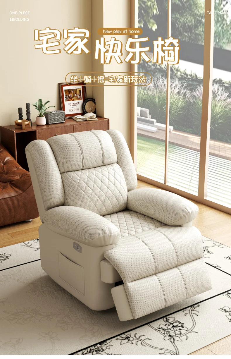 Multifunctional first-class space sofa hair single electric massage living room small apartment rockable rotating manicure