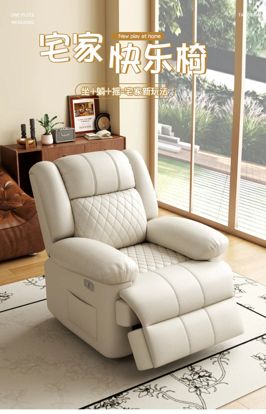 Multifunctional first-class space sofa hair single electric massage living room small apartment rockable rotating manicure