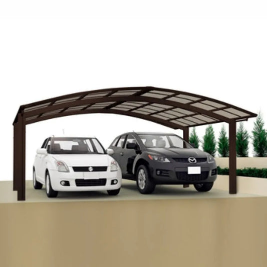 Stylish Outdoor Aluminum Carport with Adjustable Canopy - Ideal for Protecting Your Vehicle, In - Stock Now