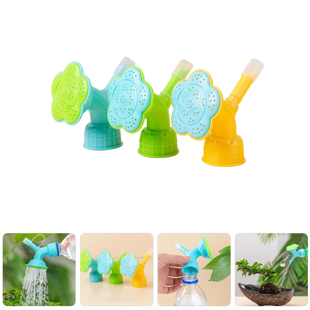 3pcs Water Can Sprinkler Head Durable Bonsai Watering Nozzle Universal Bottle Sprinkler Cap Garden Watering Spray Head For