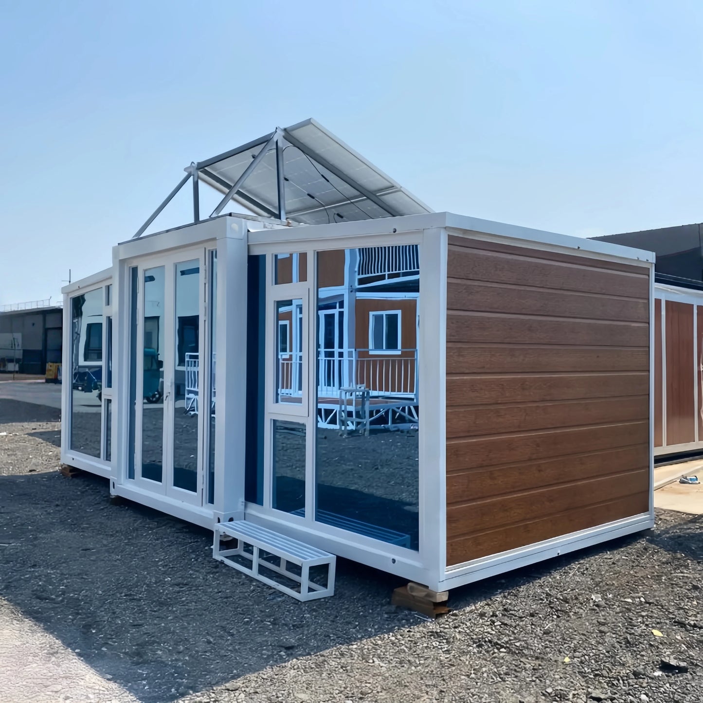30FT Movable Modular Cabin Portable Movable Expandable Home Folding Prefab Container House Made of Sandwich Panel