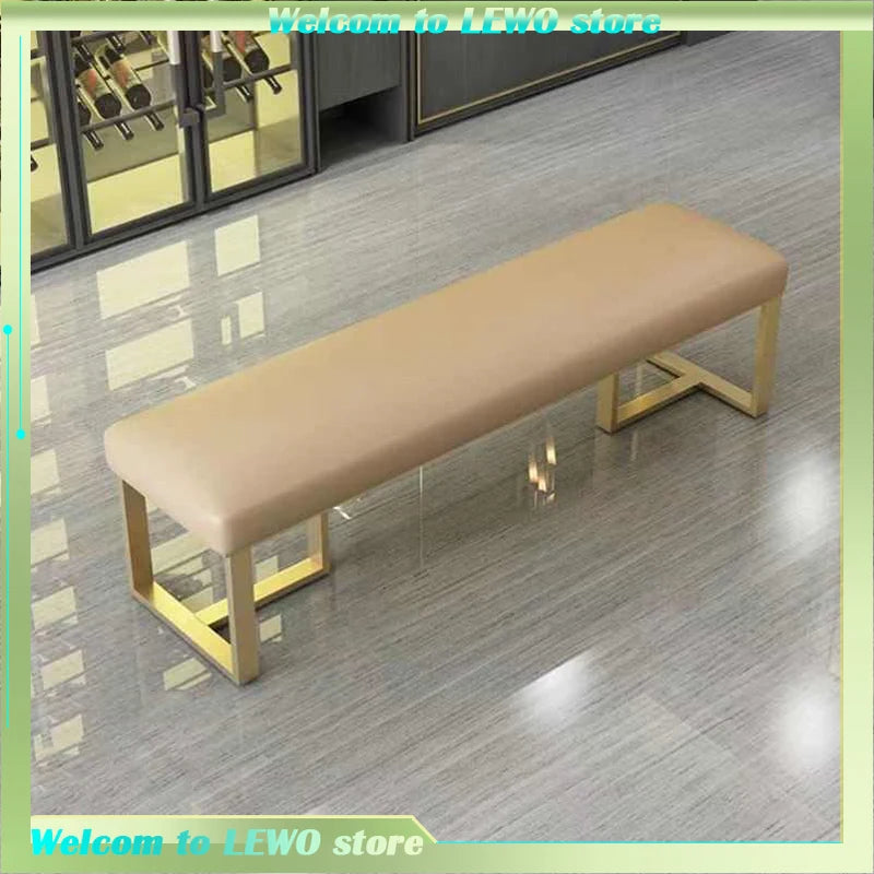 Restaurant Big Size Step Stool Vanity Chair Designer Hotel Luxury Foot Stool Individual Nordic Muebles De Salon Accessories