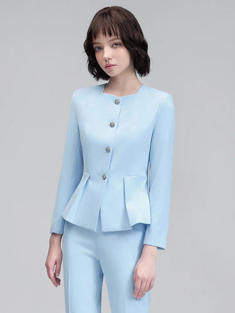 Elegant Styles Formal Women Business Suits with Pants and Jackets Coat OL Office Professional Pantsuits Trousers Set Blazer