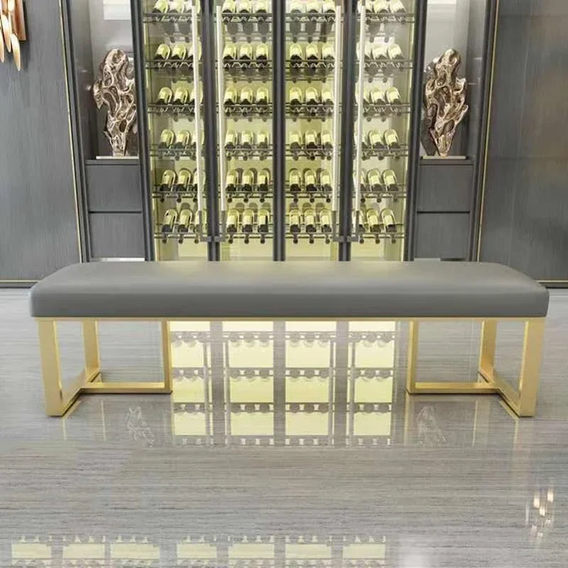 Restaurant Big Size Step Stool Vanity Chair Designer Hotel Luxury Foot Stool Individual Nordic Muebles De Salon Accessories