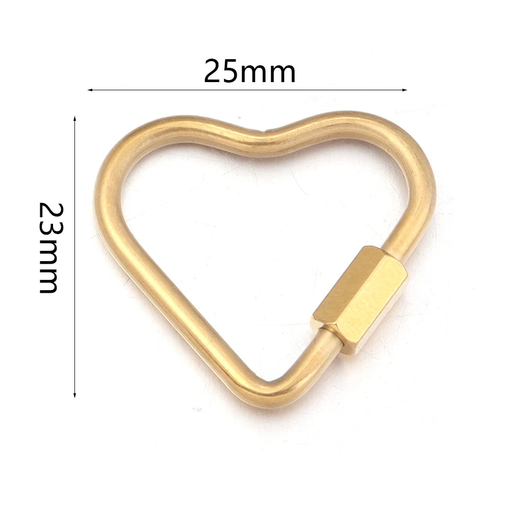 2pcs Stainless Steel Connectors Buckle Geometry For Clasps Hooks Connectors Necklace Bracelet DIY Jewelry Findings Accessories