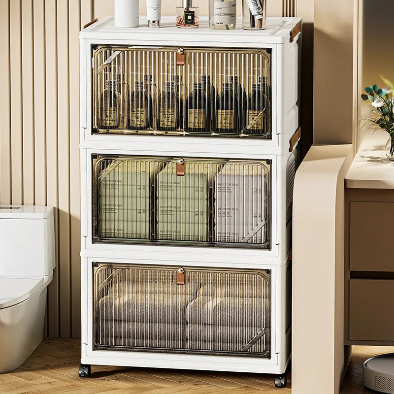 Dresser For Bedroom Storage Cabinet Removable Folding Children's Clothes Cabinet Dwvo Storage Drawer Furnitures For Bedroom