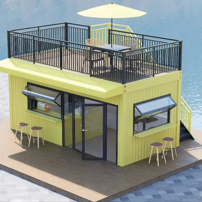 Container House 2 3 Bedrooms Luxury Mobile Living Villa Hotel 40FT 20FT Prefab Modular Expandable House