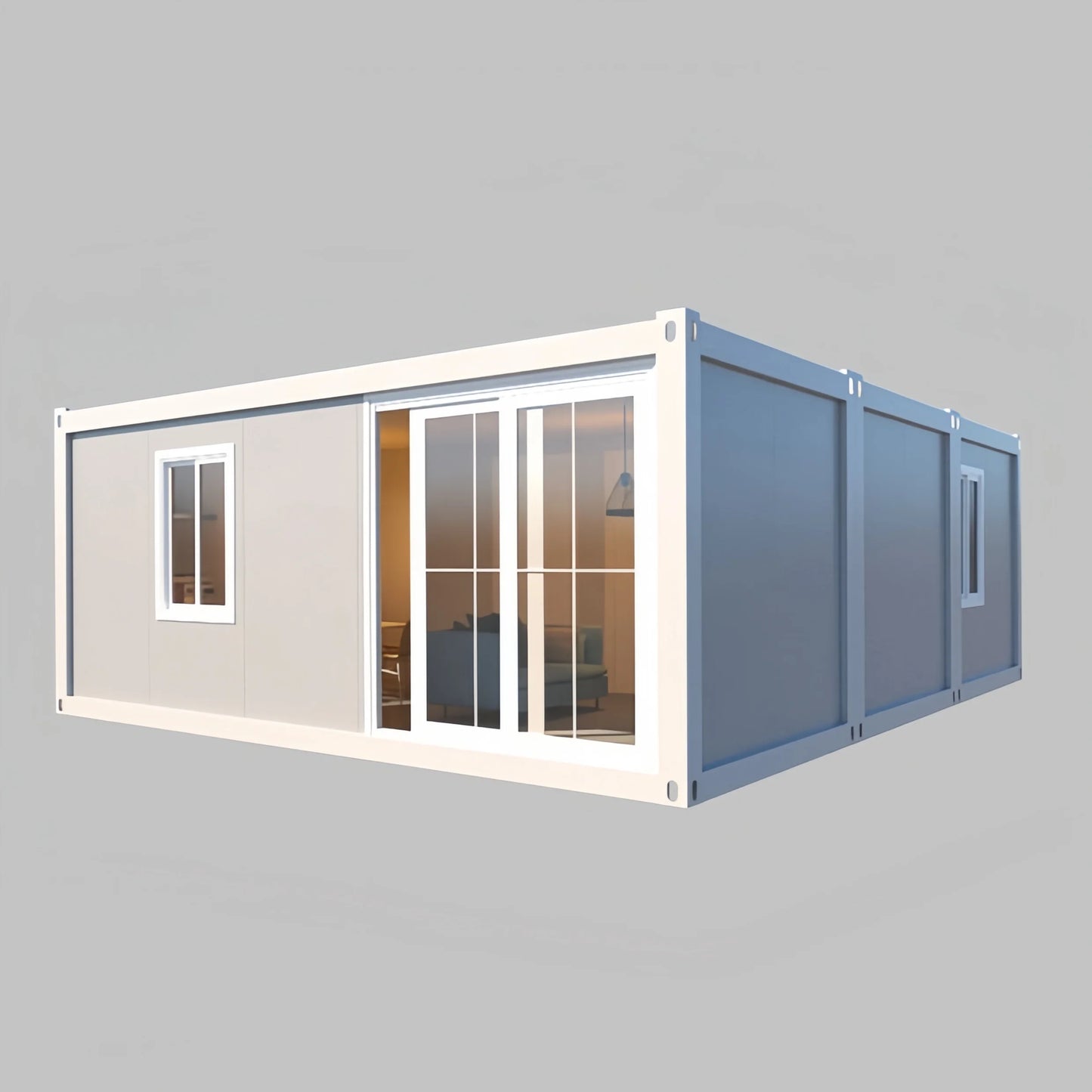30FT Movable Modular Cabin Portable Movable Expandable Home Folding Prefab Container House Made of Sandwich Panel