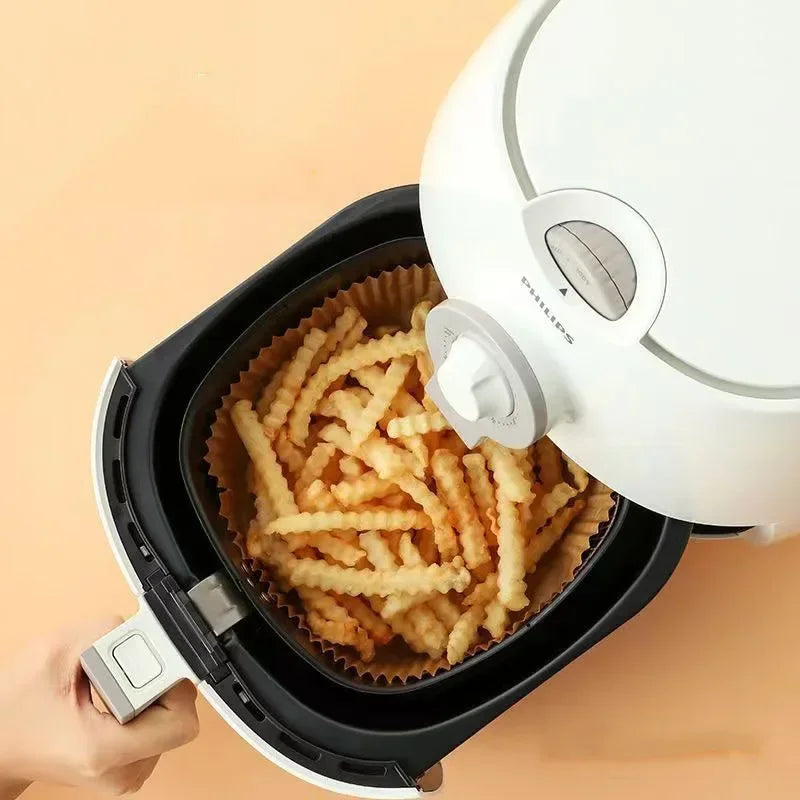 50pcs Air Fryer Grease Absorbent  For Household Baking Pans With