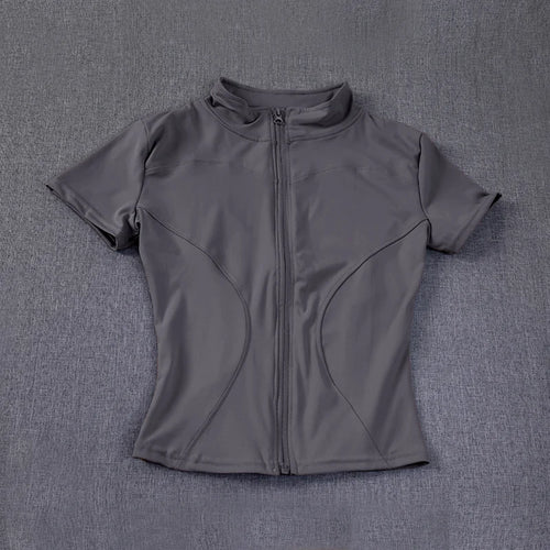 Summer High Quality Waist Slimming Training Tops Women's Quick-drying